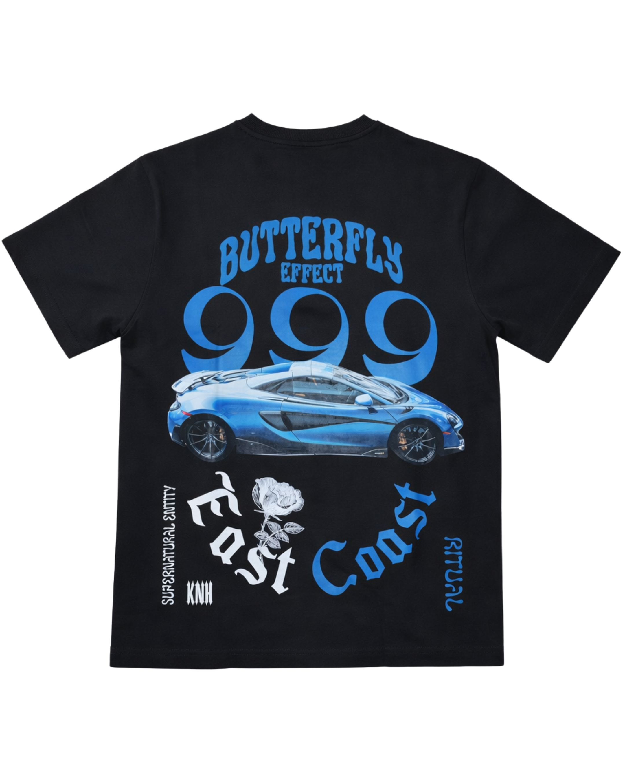 Butterfly Effect Oversized Tee - Black