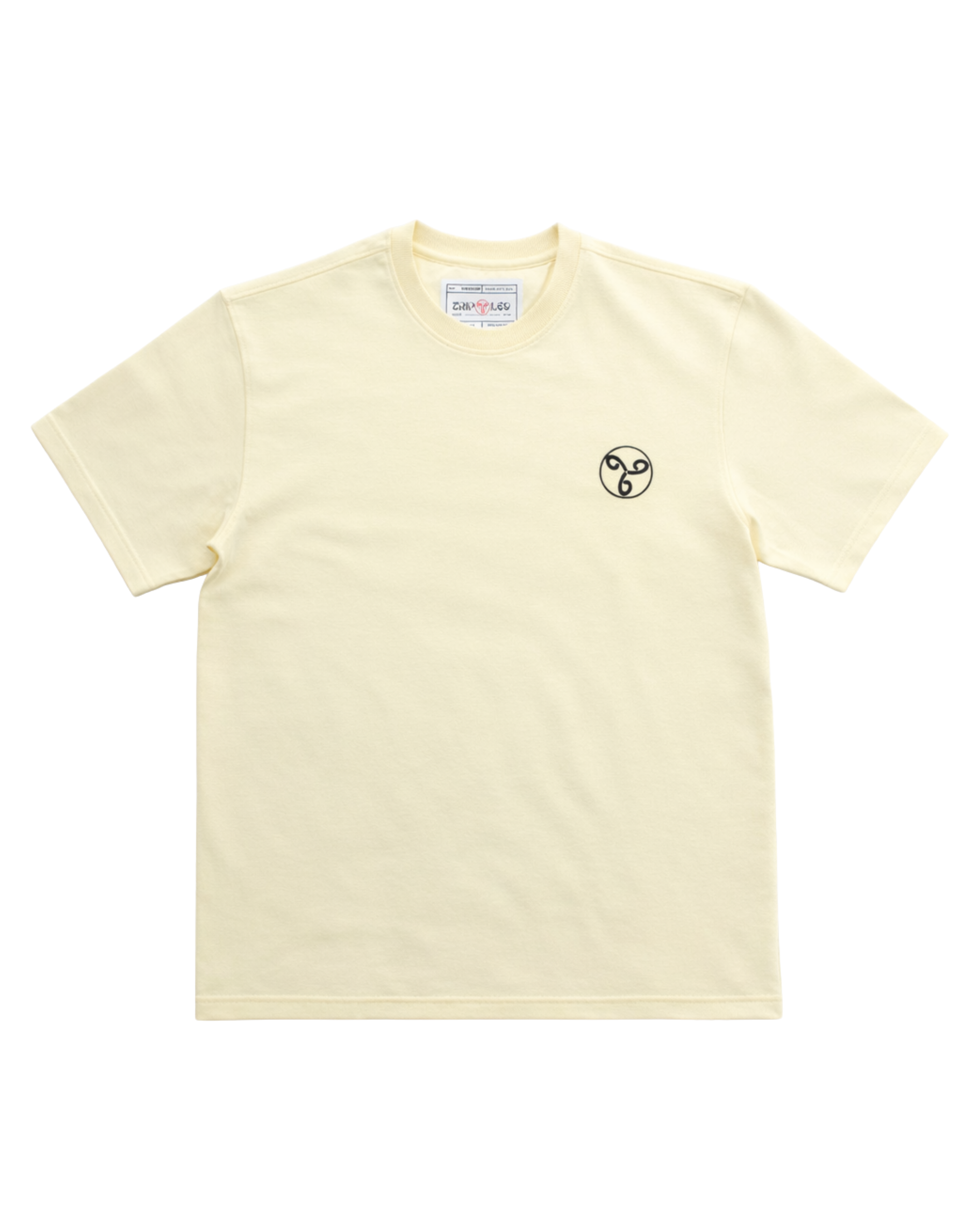Butterfly Effect Oversized Tee - Beige